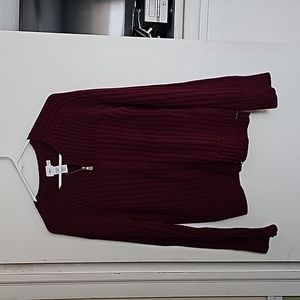 Calvin Klein Burgany Cardigan